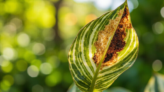 arrowhead plant leaves turning brown