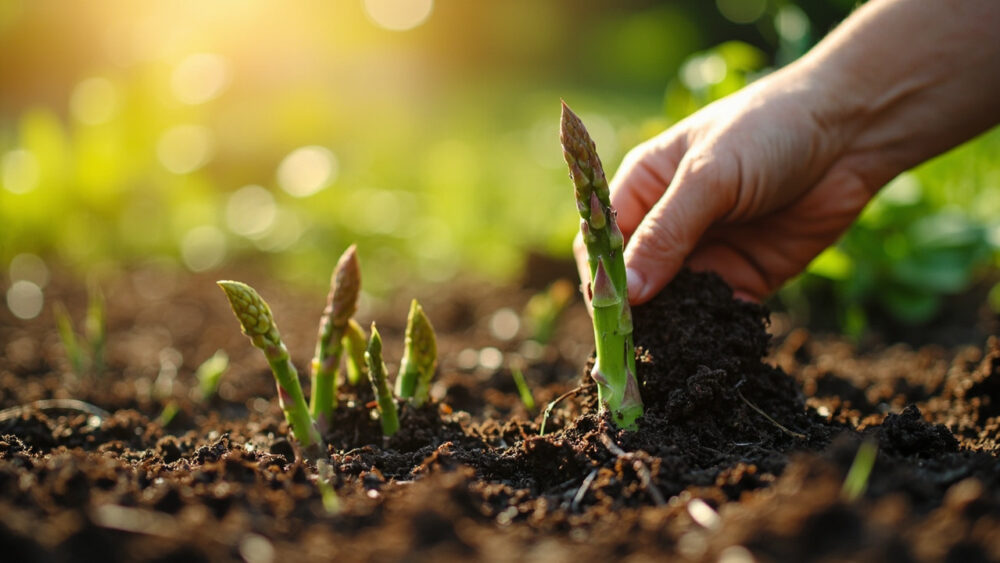 asparagus growing stages