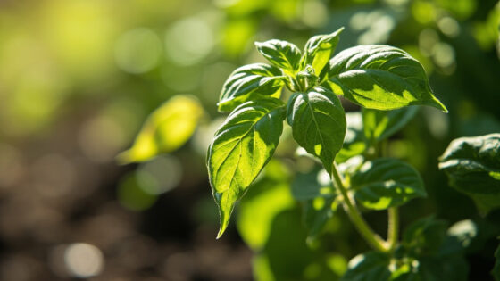 basil turning yellow
