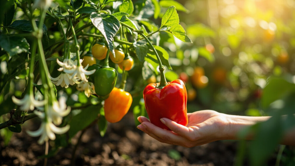 bell peppers growing stages