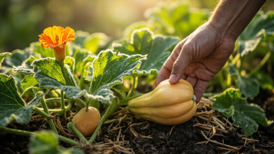 butternut squash growing stages