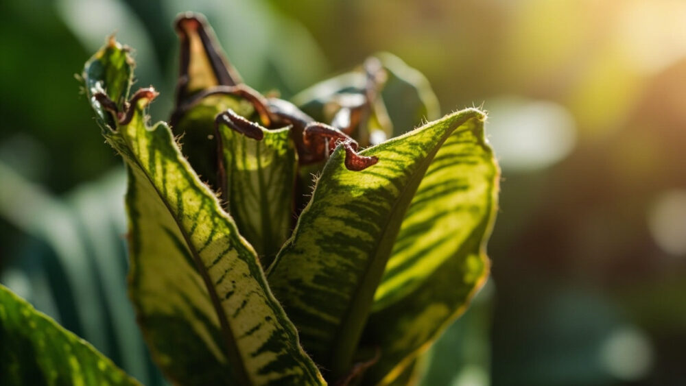 calathea leaves curling