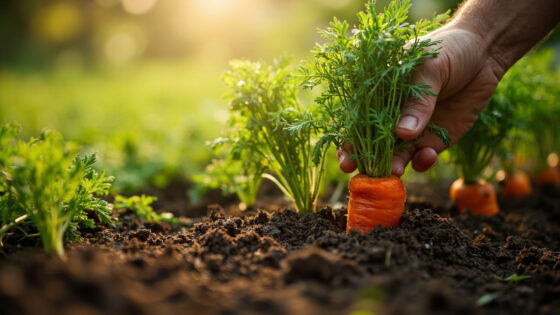 carrots growing stages