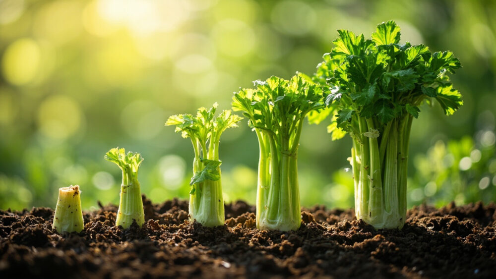 celery growing stages
