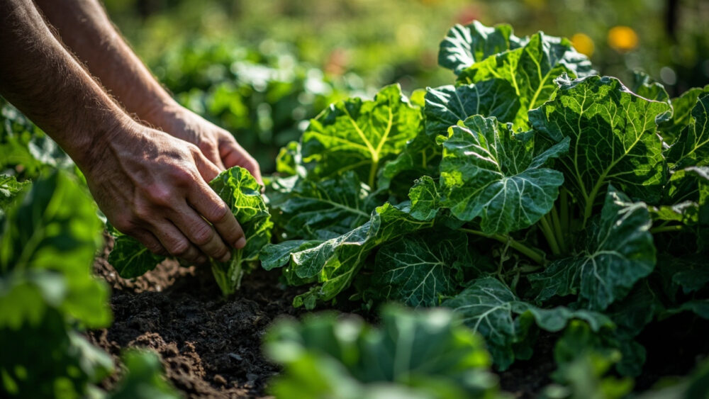 collard greens growing stages