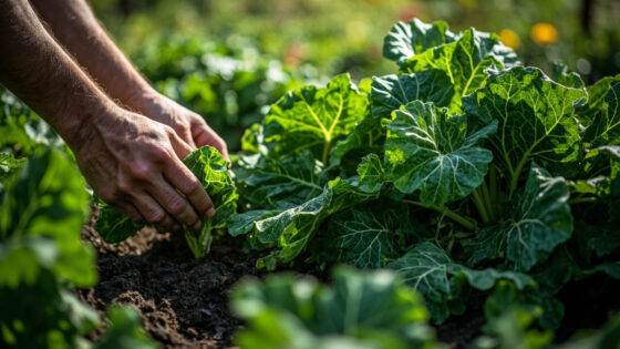collard greens growing stages