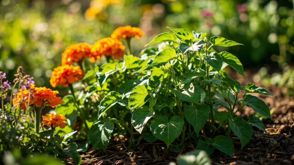 companion plants for bush beans