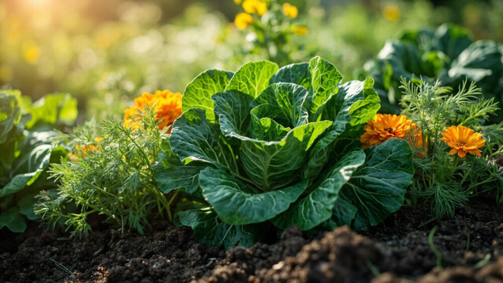 companion plants for collard greens