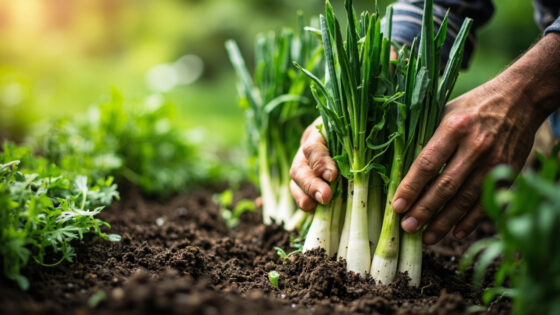 companion plants for leeks