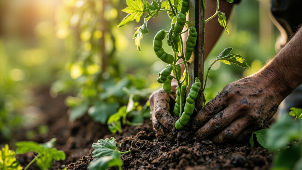 companion plants for pole beans