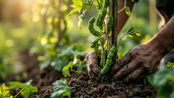 companion plants for pole beans