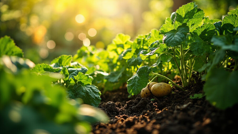 companion plants for potatoes