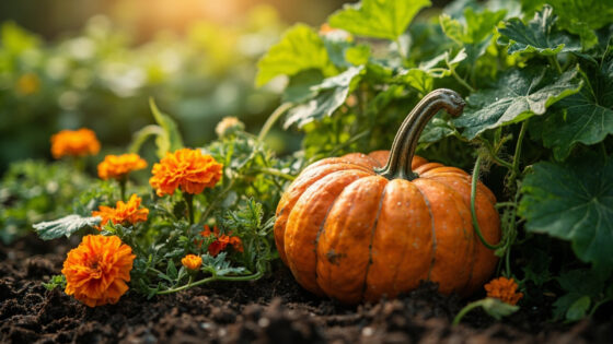 companion plants for pumpkins