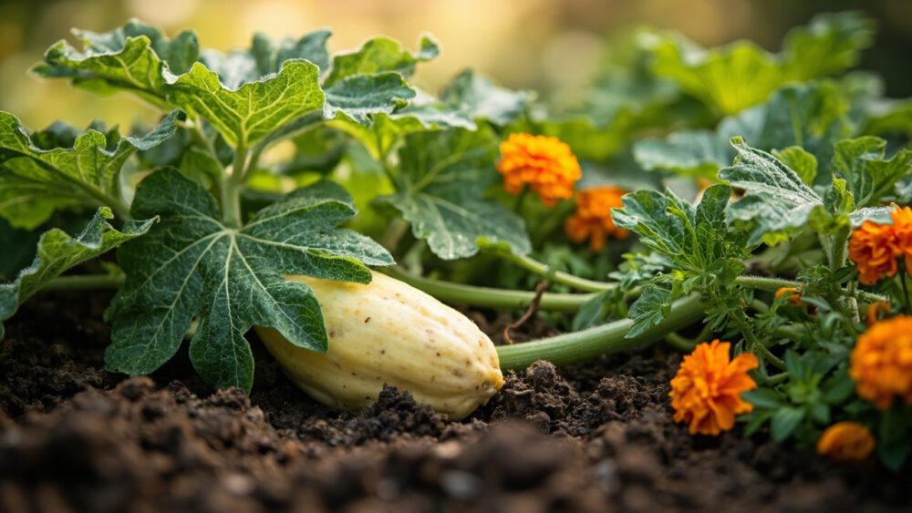 companion plants for spaghetti squash