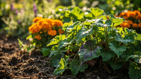 companion plants for sweet potatoes