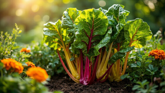 companion plants for swiss chard
