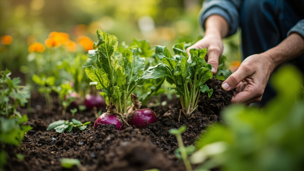 companion plants for turnips