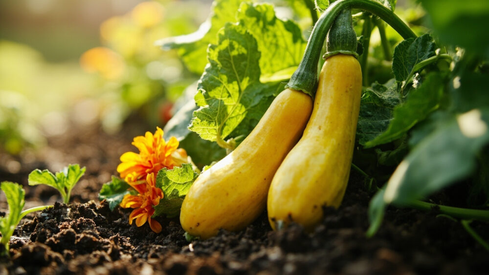 companion plants for yellow squash