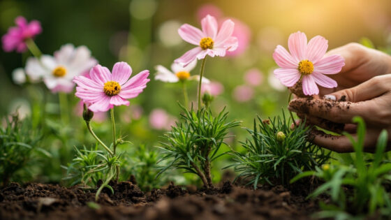 cosmos growing stages