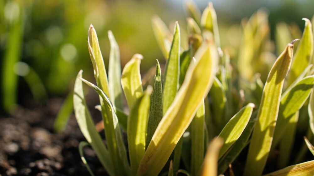 dianthus leaves turning yellow