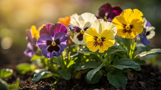 do pansies come back every year