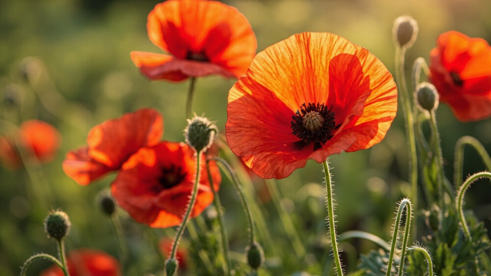 do poppies come back every year