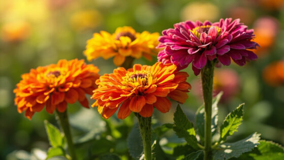 do zinnias come back every year