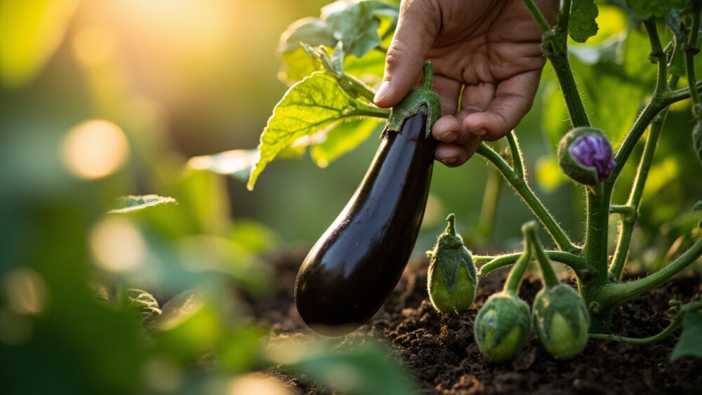 eggplant growing stages