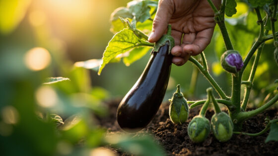 eggplant growing stages