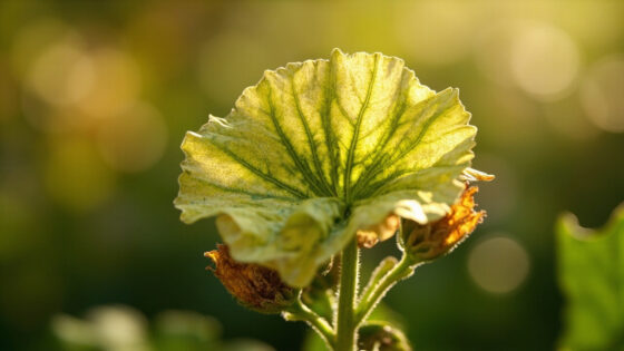 geraniums leaves turning yellow