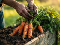 growing carrots in raised beds