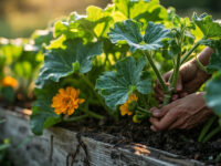 growing zucchini in raised beds