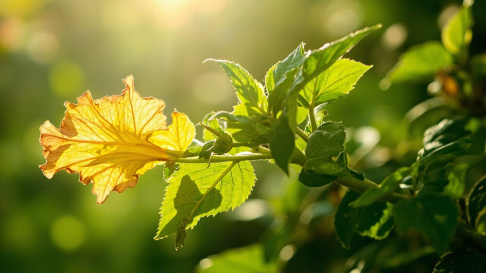 hibiscus leaves turning yellow