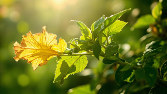 hibiscus leaves turning yellow