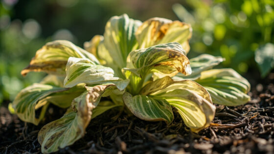 hostas wilting