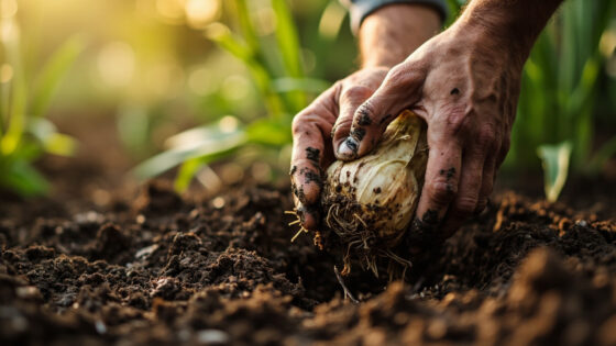 how deep to plant gladiolus