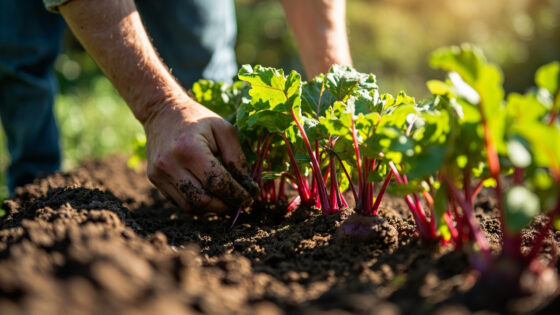 how far apart to plant beets