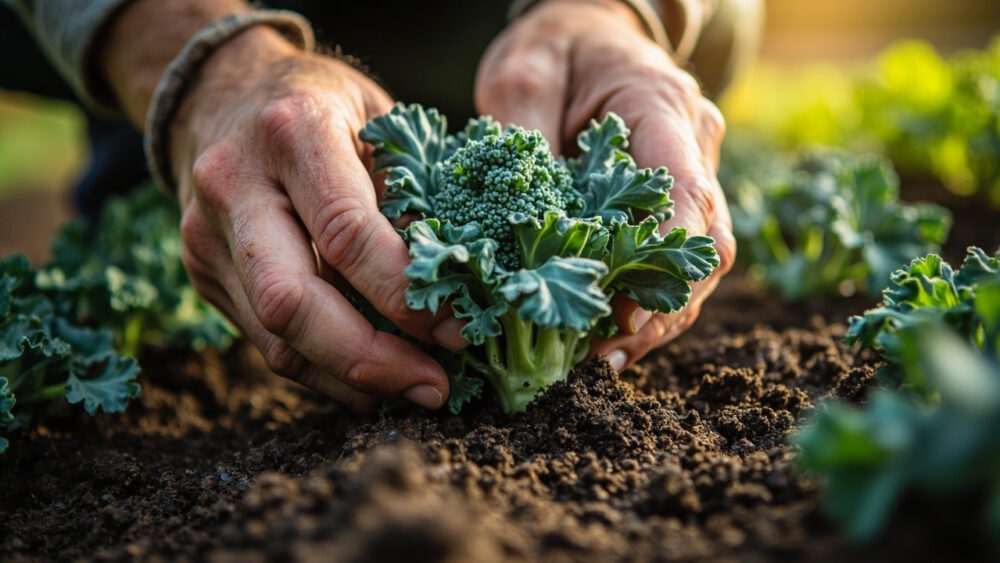 how far apart to plant broccoli