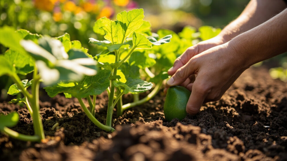 how far apart to plant butternut squash