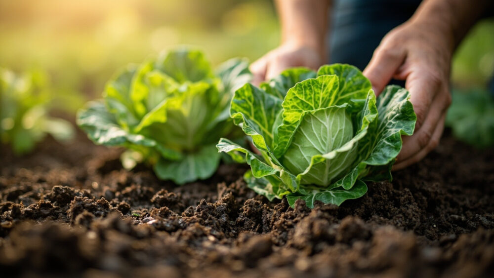how far apart to plant cabbage