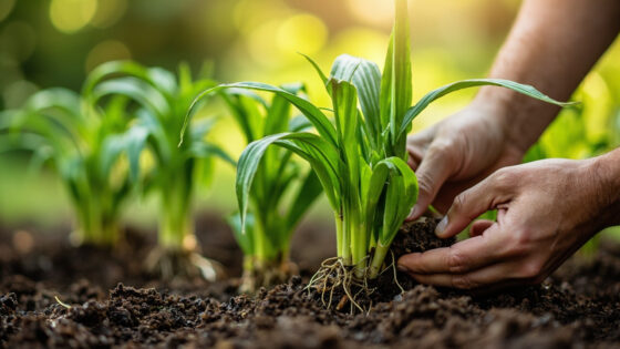 how far apart to plant daylilies