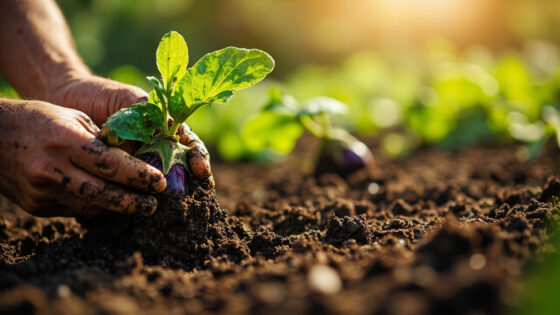 how far apart to plant eggplant