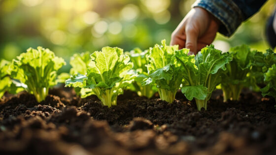 how far apart to plant lettuce