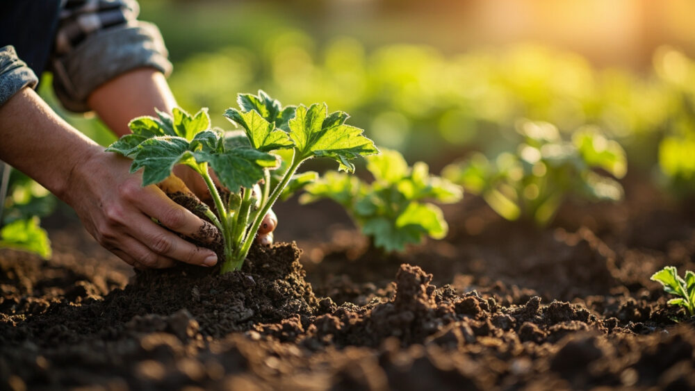 how far apart to plant pumpkins