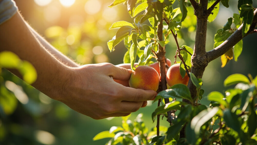 how fast do peach trees grow