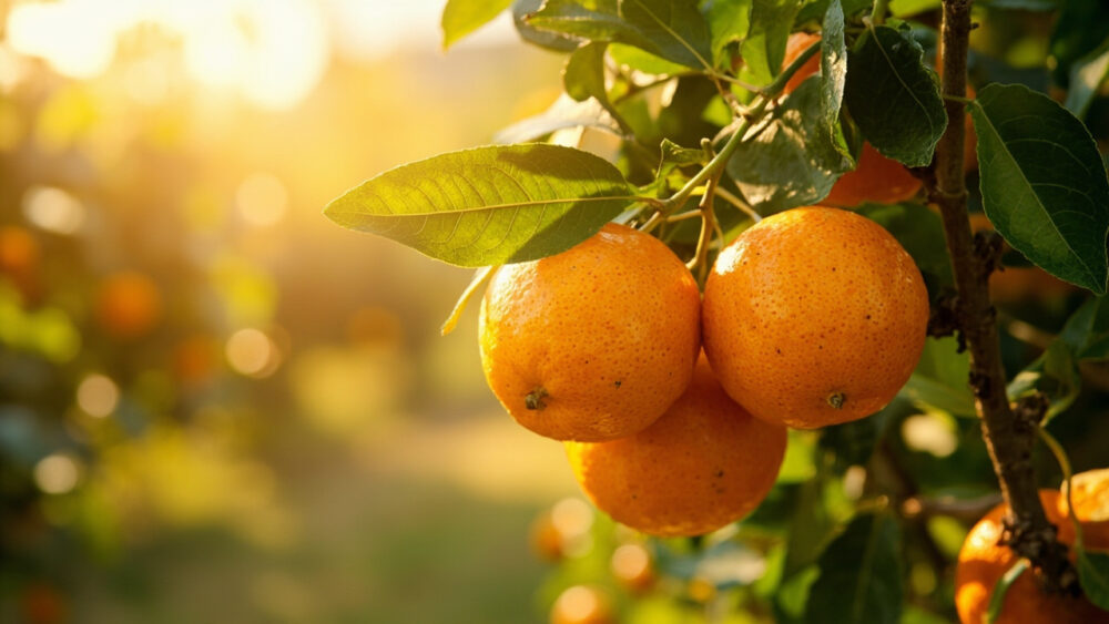 how long does it take to grow oranges