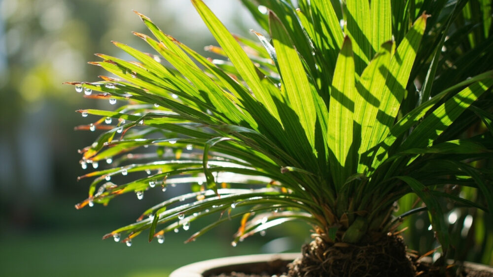 how often to water majesty palm