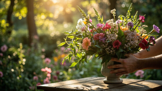 how to arrange flowers