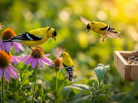 how to attract goldfinches