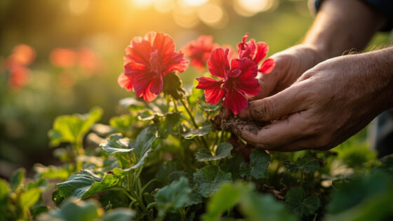 how to care for geraniums